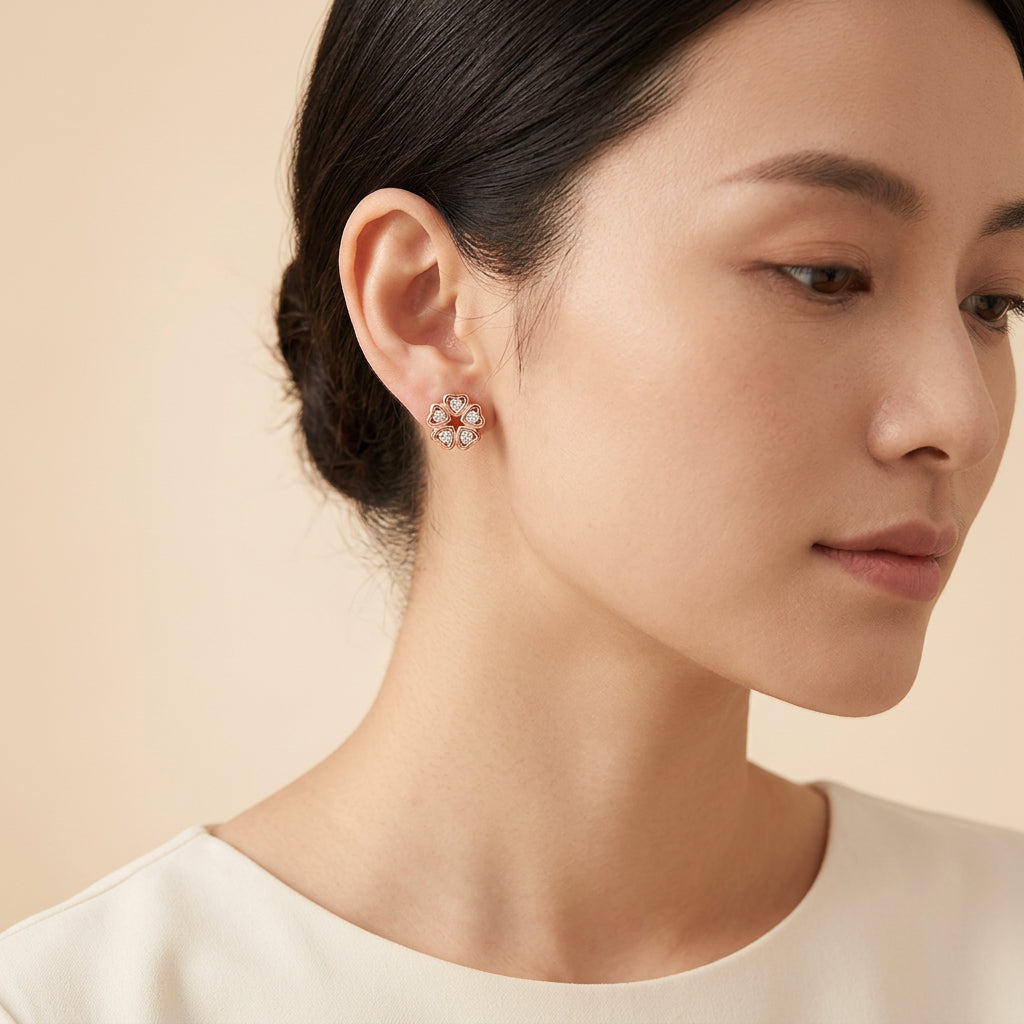Malak Moissanite Earrings