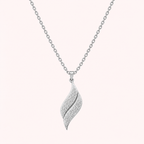 Arabic Calligraphy Leaf Necklace