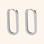 Rectangular Hoop Earrings