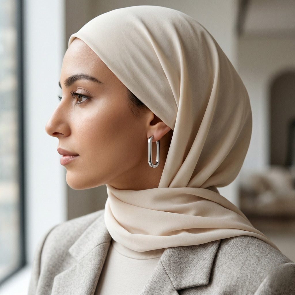 Rectangular Hoop Earrings