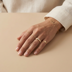 Heart & amp Moissanite Ring