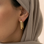 Rectangular Hoop Earrings
