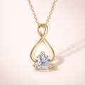 Moissanite Twist Pendant