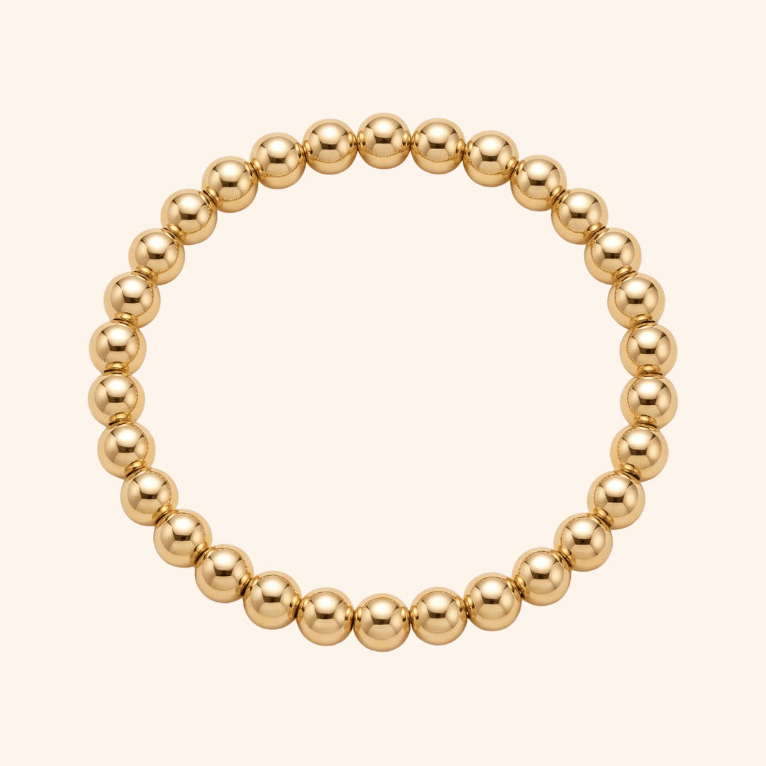 Golden Beaded Bracelet