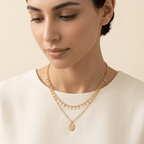 Golden Dangle Choker