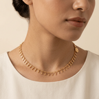 Golden Dangle Choker