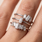 Baguette Ring Set
