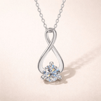 Moissanite Twist Pendant