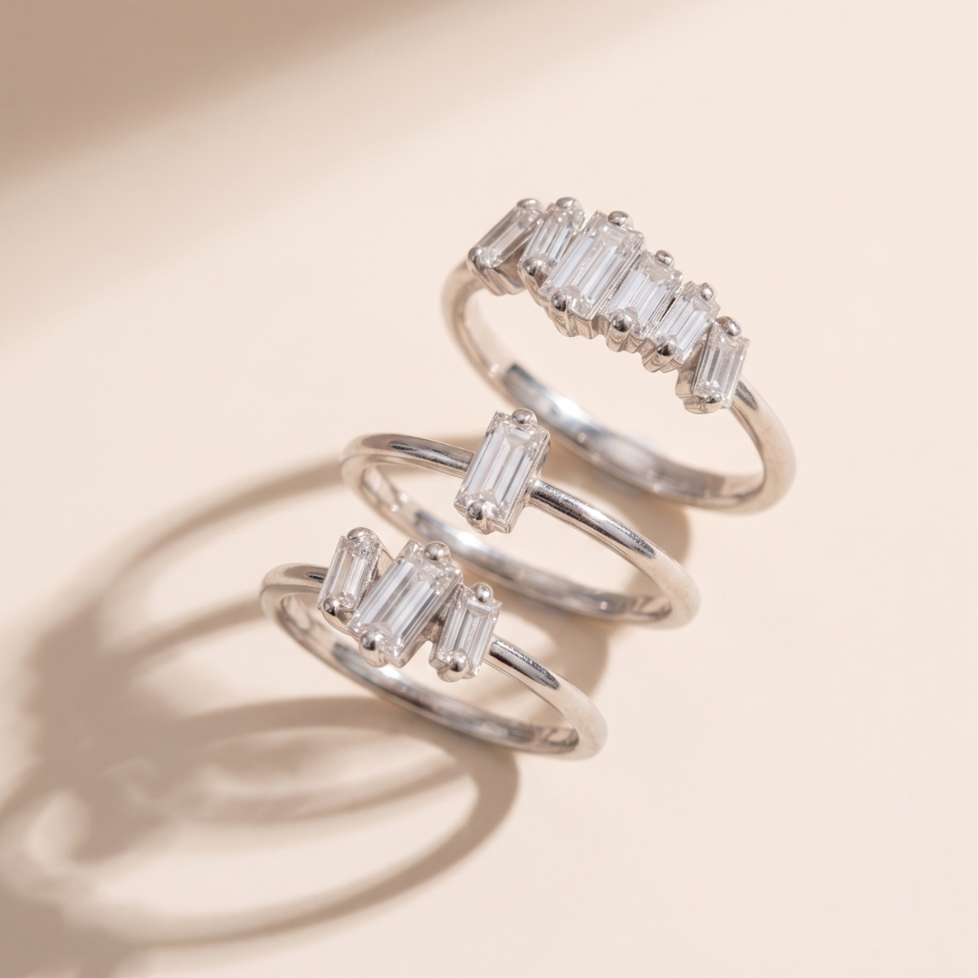 Baguette Ring Set