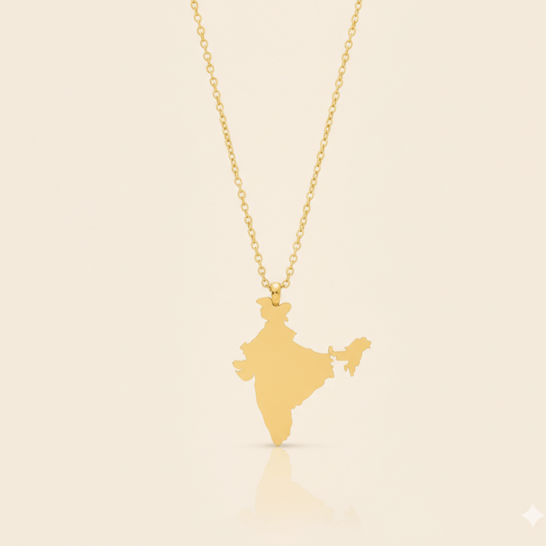 Country Map Necklace
