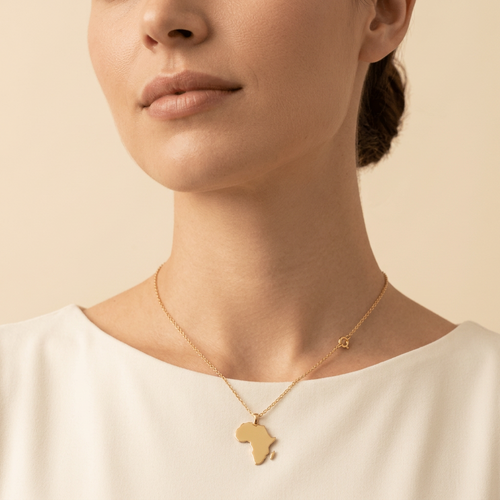 Country Map Necklace