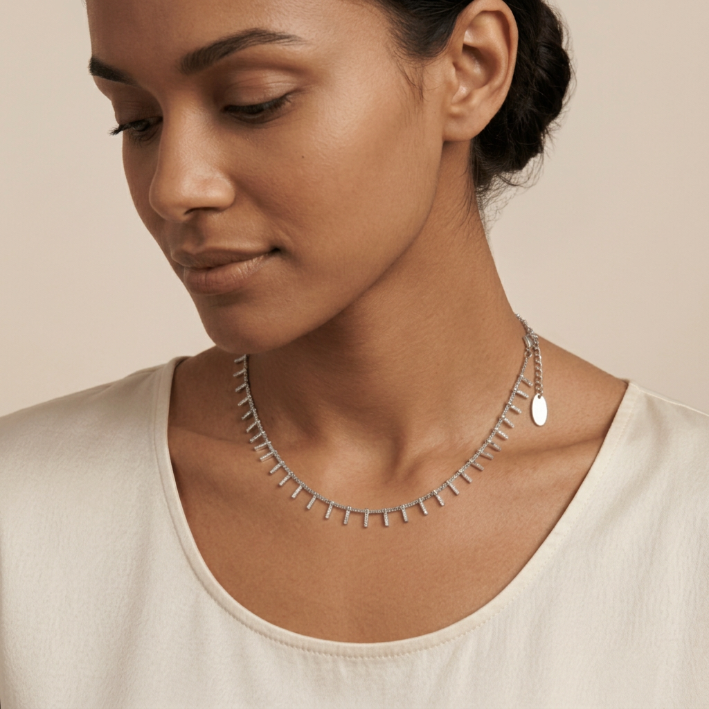 Golden Dangle Choker