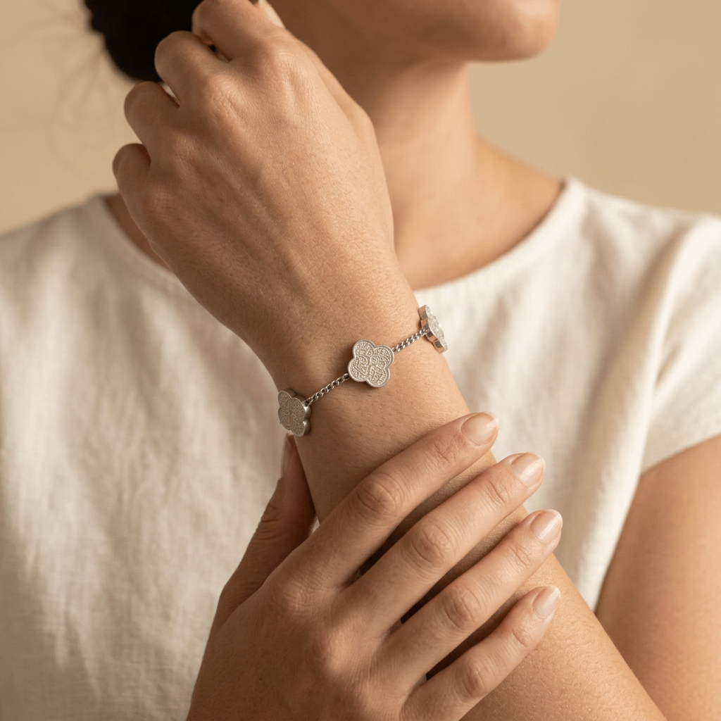 Ornamental Gold Bracelet