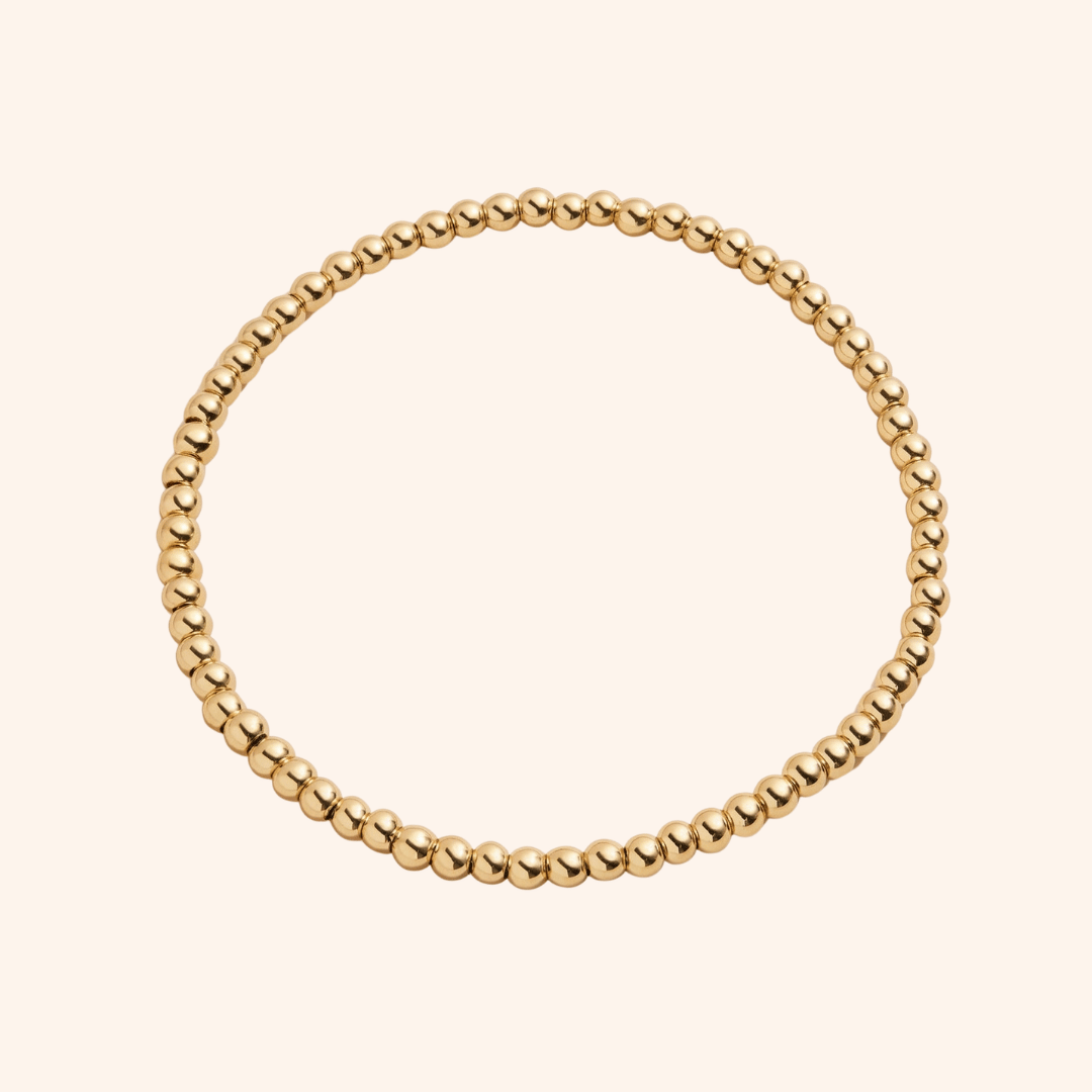 Golden Beaded Bracelet