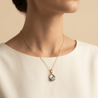 Moissanite Twist Pendant