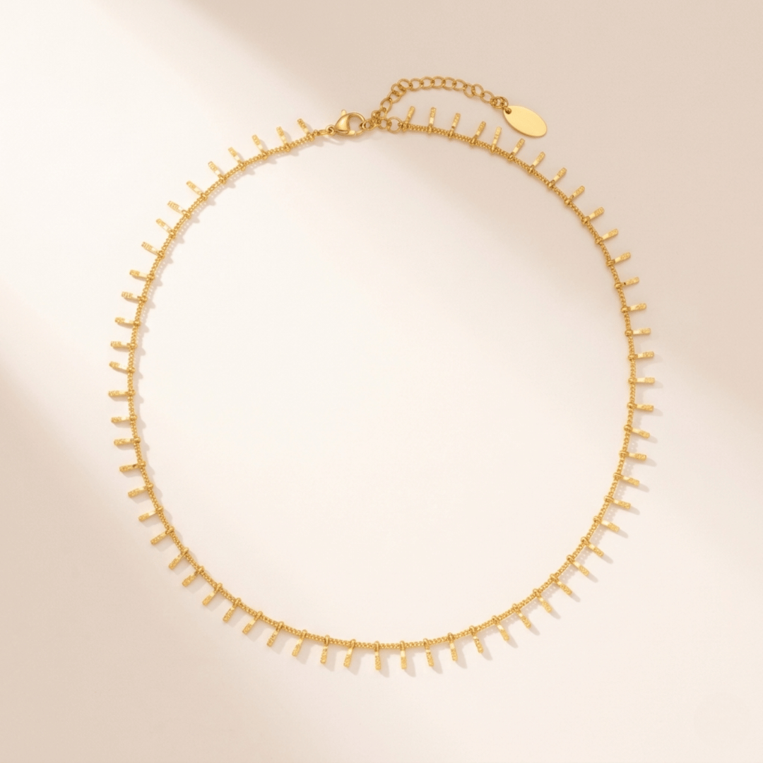 Golden Dangle Choker