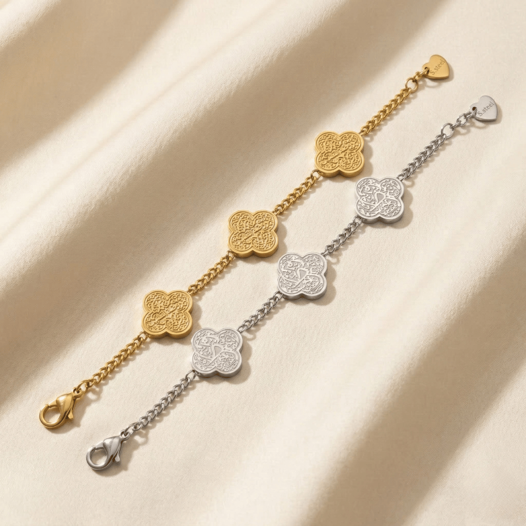 Ornamental Gold Bracelet