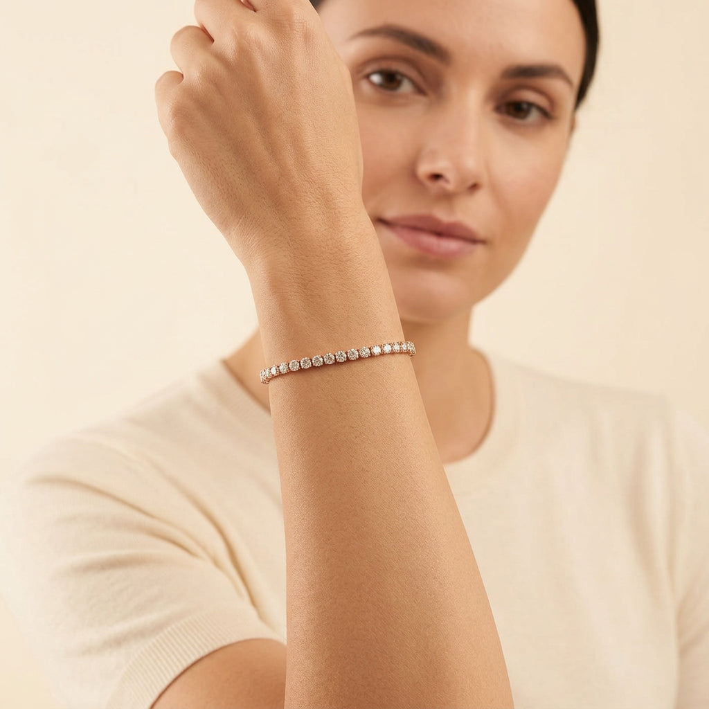 Moissanite Tennis Bracelet - 3mm
