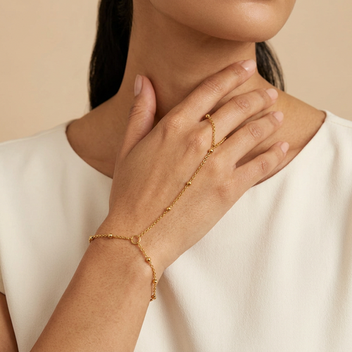 Dotted Charm Hand Chain