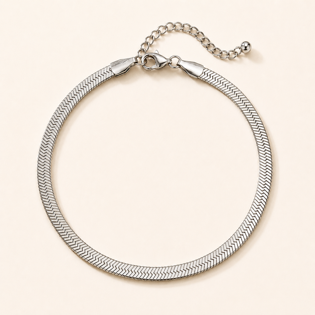 Herringbone Chain Anklet