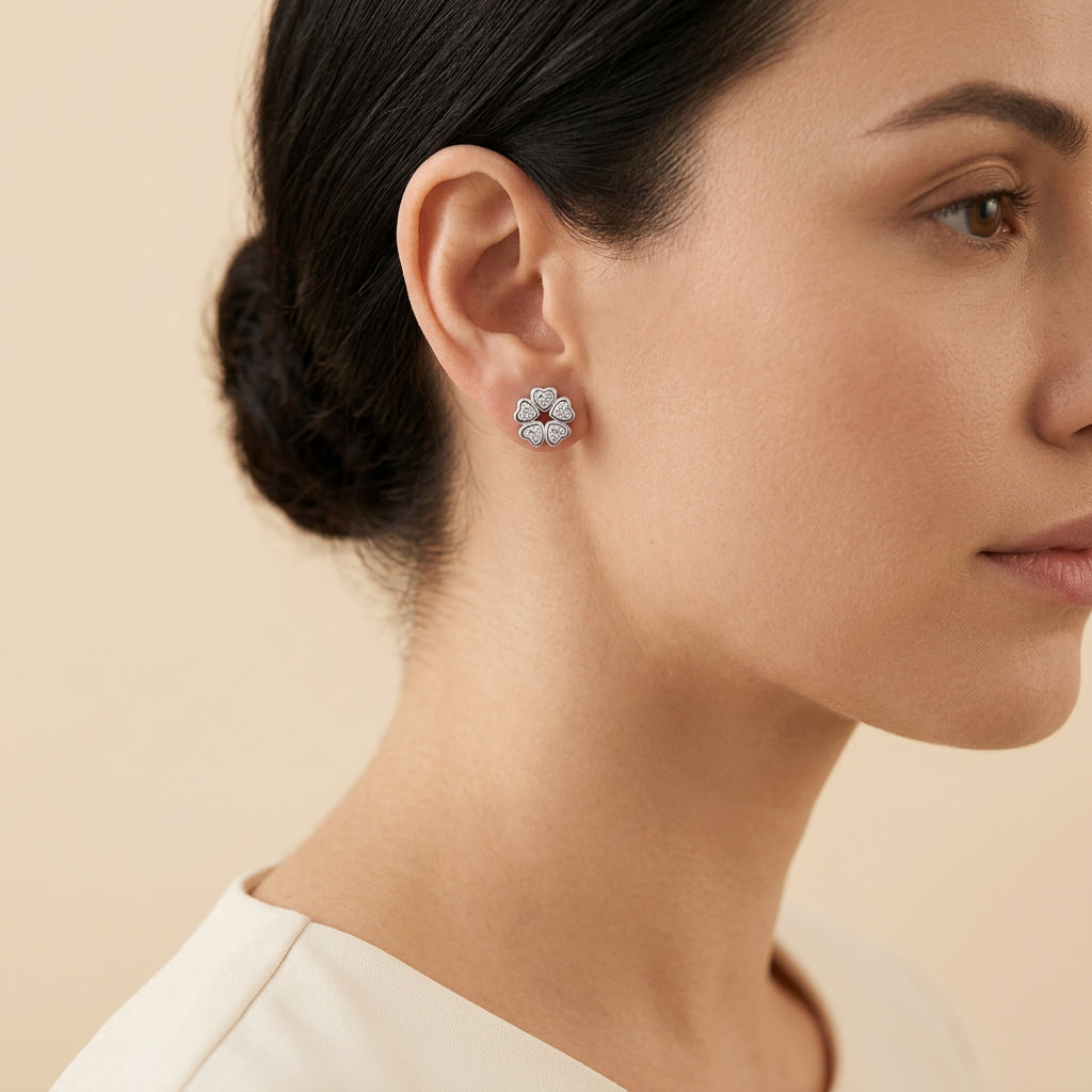 Malak Moissanite Earrings