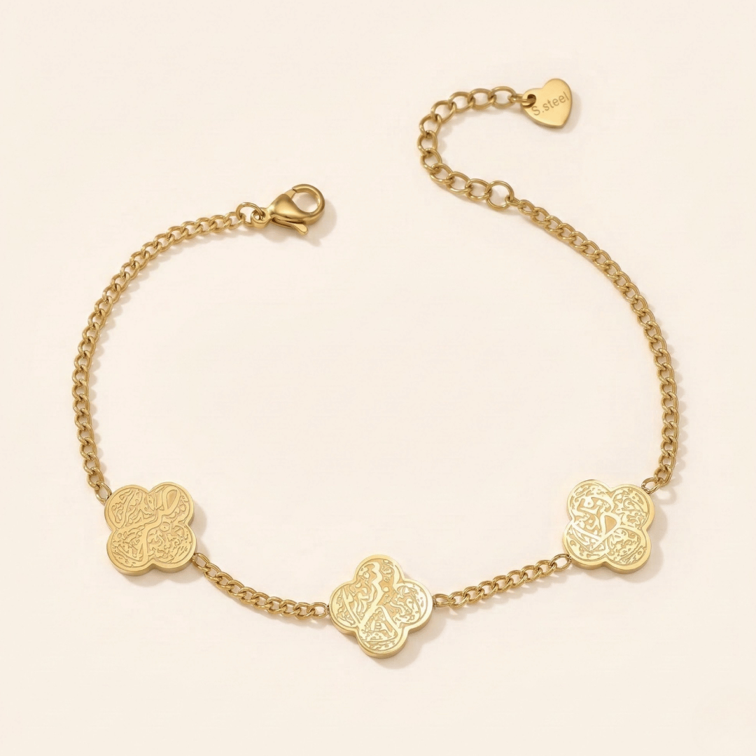 Ornamental Gold Bracelet