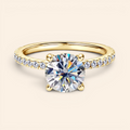 Moissanite Solitaire Ring