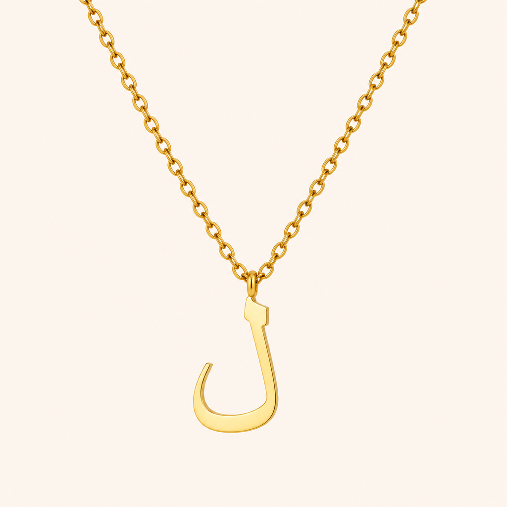 Arabic Initial Necklace