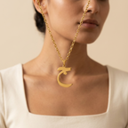 Arabic Initial Necklace