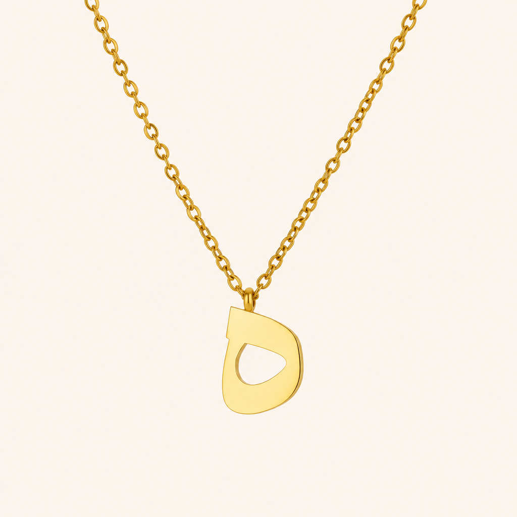 Arabic Initial Necklace