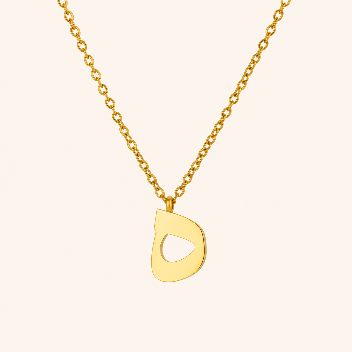 Arabic Initial Necklace