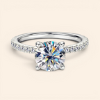 Moissanite Solitaire Ring