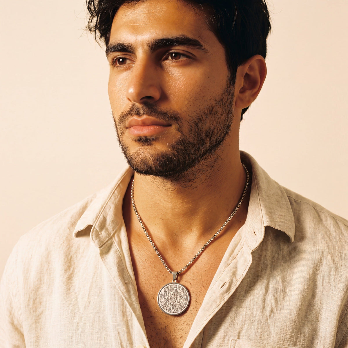 Men’s Arabic Calligraphy Necklace
