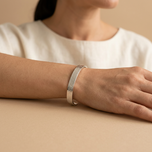 Arabic Calligraphy Cuff Bracelet