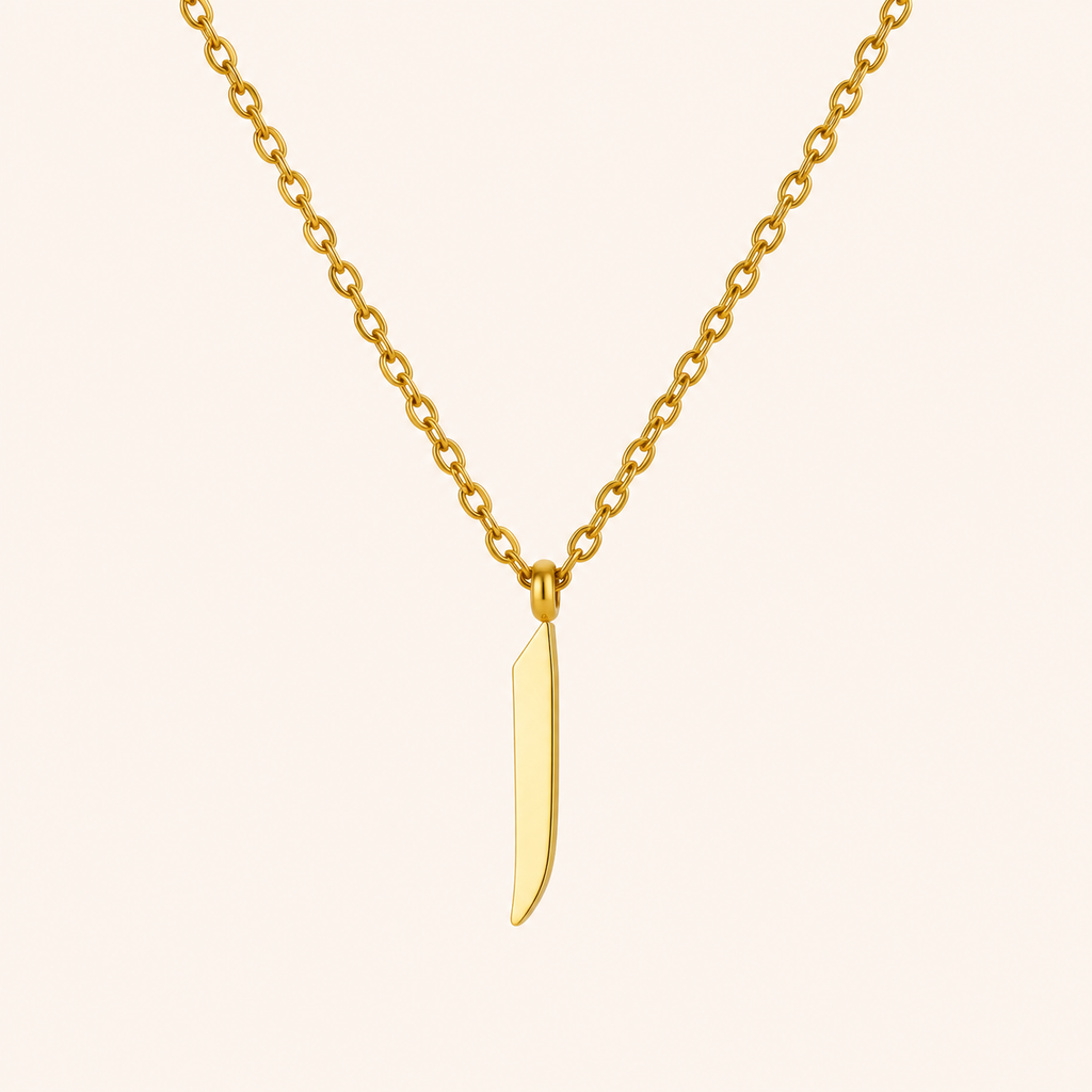 Arabic Initial Necklace