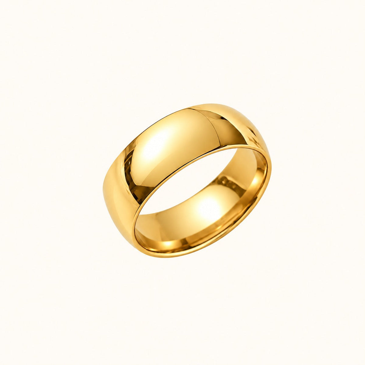 Wide Domed Band Ring