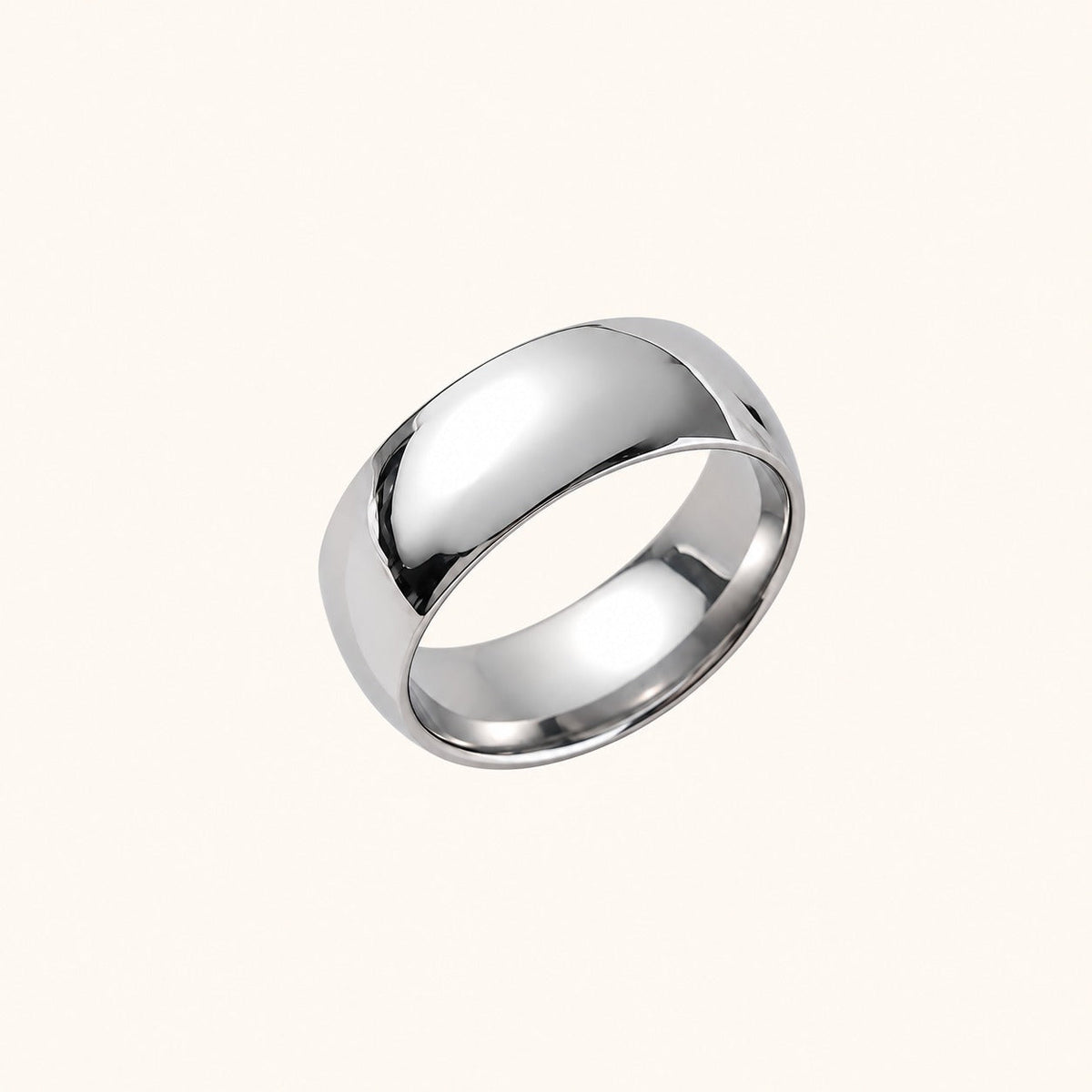 Wide Domed Band Ring