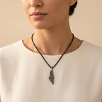 Palestine Map Arabic Calligraphy Necklace