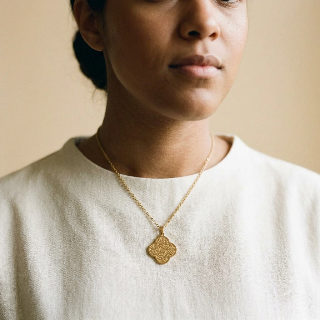 Arabic Calligraphy Pendant Necklace