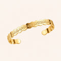 Wavy Arabic Calligraphy Cuff