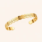 Wavy Arabic Calligraphy Cuff